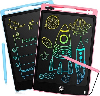 Blue Gifts for Kids & Adults ORSEN LCD Writing Tablet 2 Pack 8.5-inch Writing Board Doodle Board Drawing Pad with Newest LCD Pressure-Sensitive Technology 