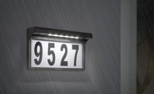best solar house numbers