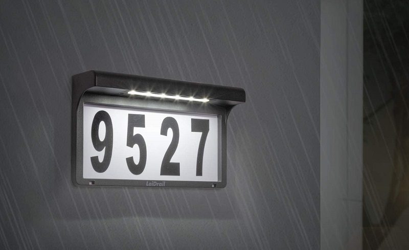 thumbnail image 2 of SEI Address Numbers – 8 Inch Large Black Metal House Numbers, Screws & Instructions Included, Outdoor Wall Mount 2 of 4