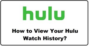 hulu watch history