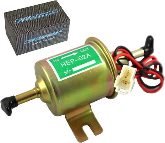 CarBole Universal 12V Low Pressure Heavy Duty Gas Diesel Inline Electric  Fuel Pump HEP-02A (2.5-4Psi)
