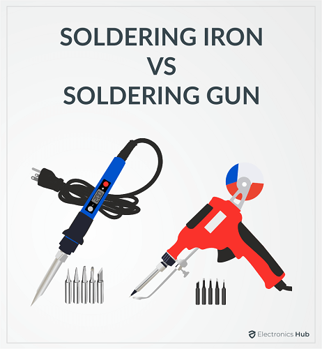 Soldering Iron Vs Soldering Gun - ElectronicsHub