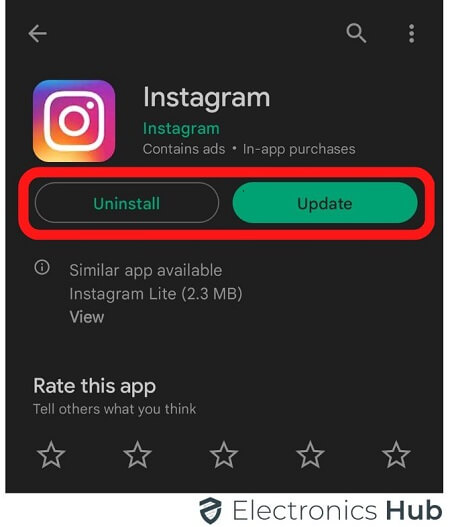 Update Or Reinstall Instagram