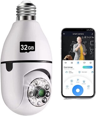 LAVIEW 4MP BULB SECURITY CAMERA REVIEW 2.4GHZ LV-PWL2-W 