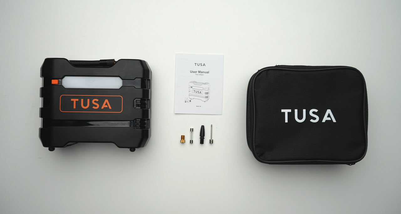 TUSA A6 Tire Inflator Content