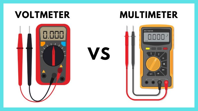 Voltmeter Vs Multimeter  What Are The Differences? Which One To Buy? -  ElectronicsHub