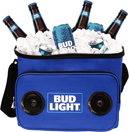 Bud Light Cooler With Speakers
