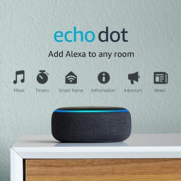 Echo Dot (3rd Gen) Bluetooth Speakers under $100