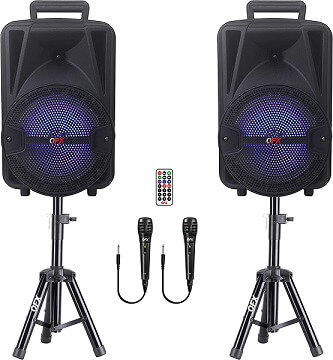 QFX Bluetooth Speaker With Stand