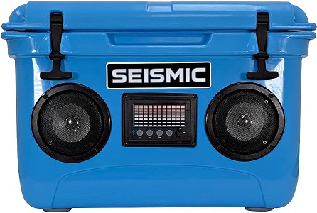 Seismic Cooler With Speakers