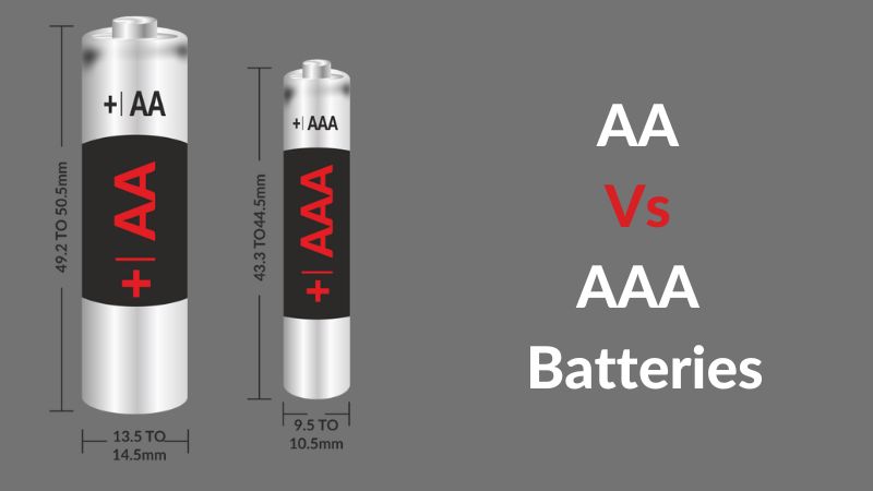 AA Vs AAA Batteries  What Are The Differences? - ElectronicsHub USA