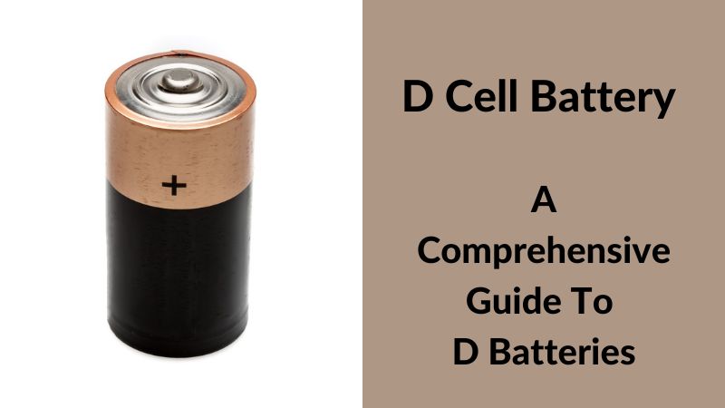 D Cell Battery  A Comprehensive Guide To D Batteries - ElectronicsHub