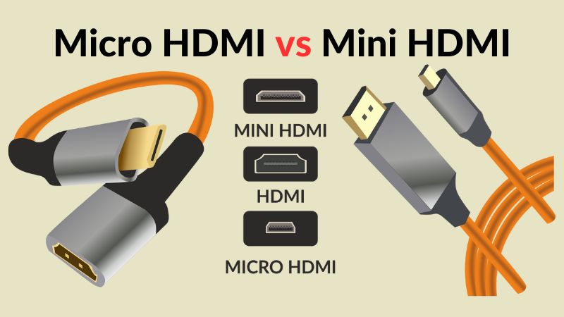 Micro HDMI Vs Mini HDMI -