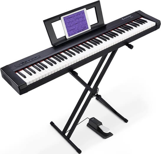 RockJam 88 Key Weighted Keyboard