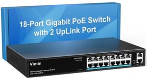 VIMIN 16 Port PoE Switch