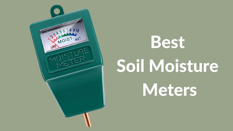 Dr.meter Moisture Sensor Meter, Soil Water Monitor, Hydrometer for Plants Soil, Green