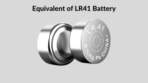 Equivalent of LR41 Battery
