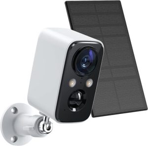 FOAOOD Solar Powered  Security Camera