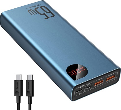 Portable Power Bank with AC Outlet, 65W/110V Portable Laptop Charger Battery  Ban