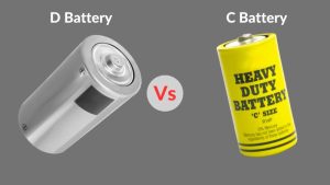 D Battery vs C Battery