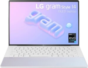 LG White Laptop