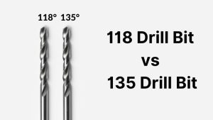 118 vs 135 drill bit