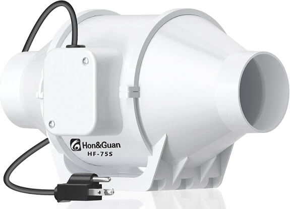 Hon&Guan Quiet Bathroom Exhaust Fan