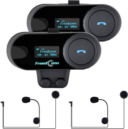 FreedConn Motorcycle Bluetooth Headset