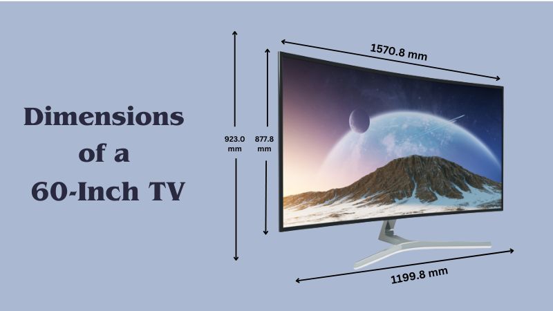 Dimensions of a 60-Inch TV - ElectronicsHub