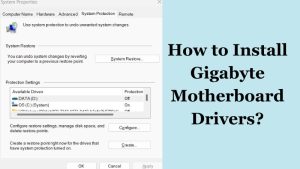 How to Install Gigabyte Motherboard Drivers