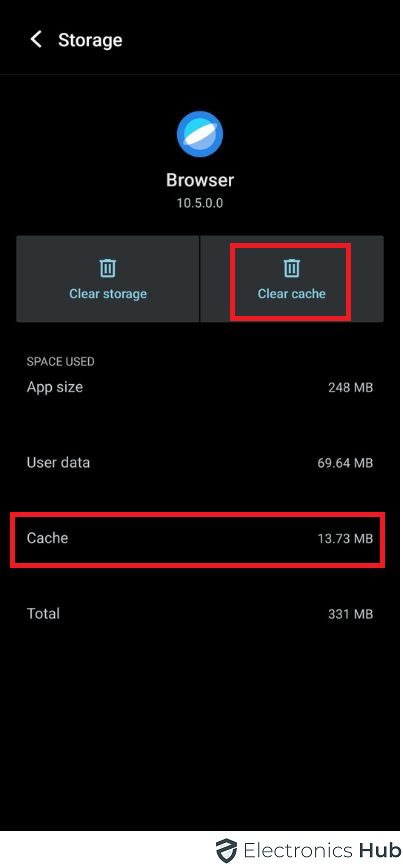 clear cache for google play 4