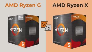 AMD Ryzen G vs X