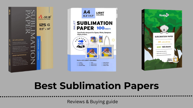 A-Sub Inkjet Sublimation Paper 8.5'' x 11'' 120gsm 110 Sheets/Pack,  Especially Suitable for Sawgrass Printer