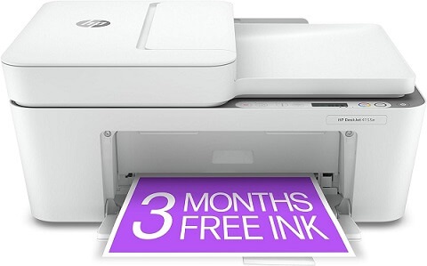 HP DeskJet 4155e Wireless Color Inkjet Printer