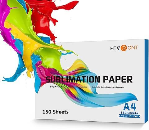 Printers Jack Light Color Epson Sublimation Paper A4 8.5x11 inch 105gsm -  100 Sheets 