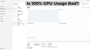 Is 100% GPU Usage Bad