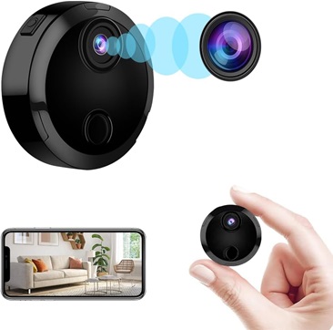 AOBOCAM Spy Camera WiFi Hidden Camera 4K HD Mini Spy Cam for Home