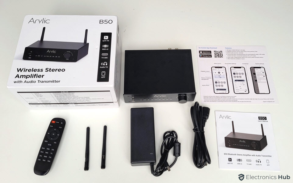 Arylic B50 Wireless Stereo Amplifier Unboxing