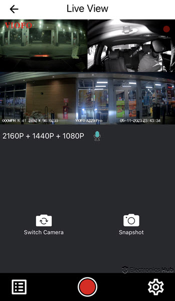 VIOFO A229 Pro 3Channel Dash Cam App