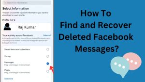 How To Find and Recover Deleted Facebook Messages