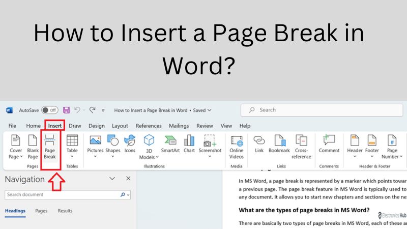 Insert Page Breaks In Word Like A Pro Simple Steps 