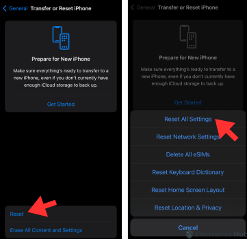 How to reset all iPhone settings back to default 2