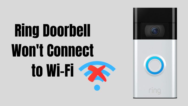 Ring Doorbell Wont Connect to Wi Fi
