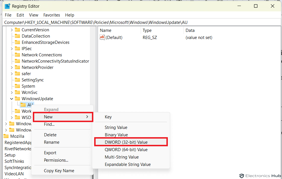 DWORD (32-bit) Value