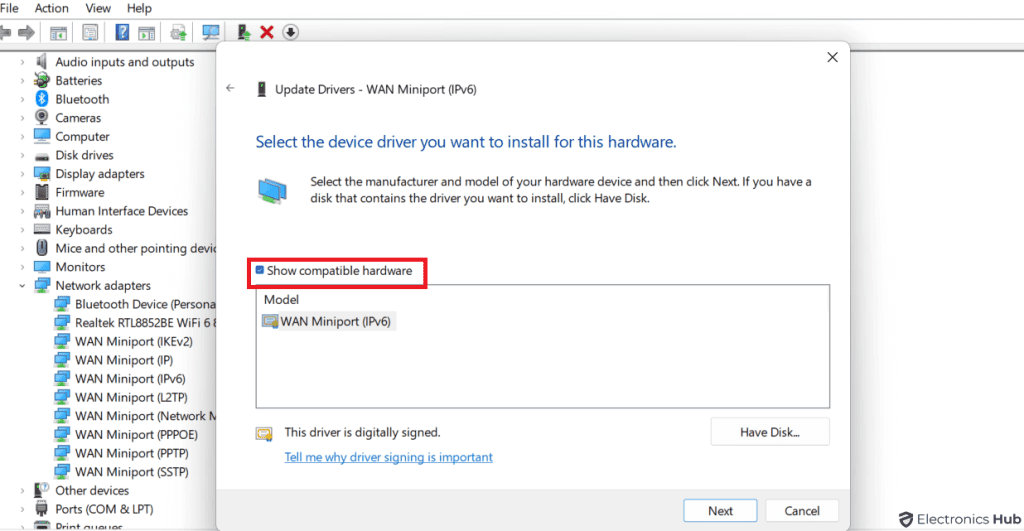 show compatible hardware