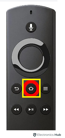 home button in firestick remote