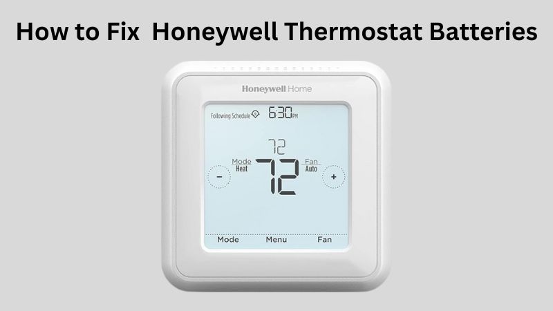 How to Change the Battery in a Honeywell Thermostat 