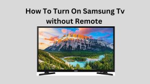 samsung tv image with title