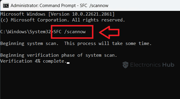 scan program in command prompt