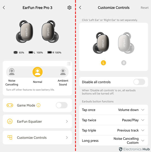 EarFun Pro3 Earbuds App